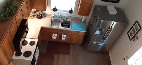 kitchen view from the loft