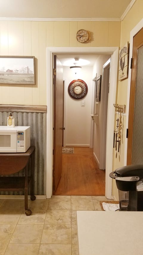 Hallway from kitchen