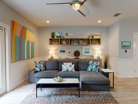 1st Level Living Area with Sleeper Sofa