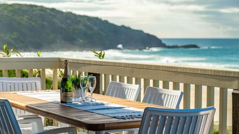 Outdoor area with gorgeous ocean views