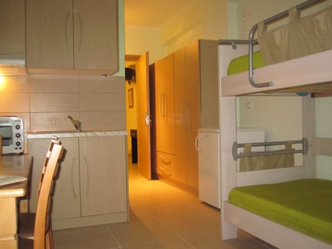 Blackout drapes, bed sheets