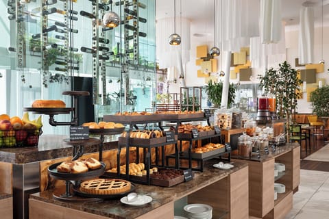 Daily buffet breakfast for a fee