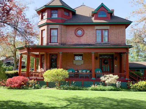 The historic "Red House" built in 1899 is on the national historic register.