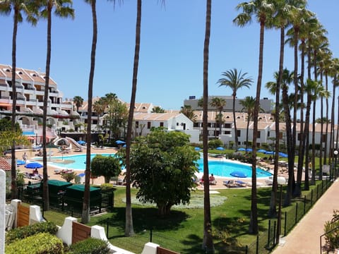 Fantastic view from the terrace to the pool