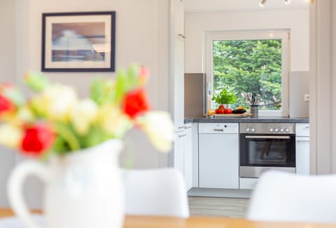 Kitchen in holiday home "Das kleine Haus"