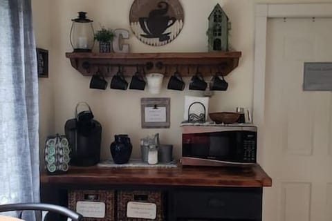 Communal coffee and snack bar