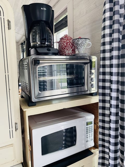Convection toaster oven and microwave