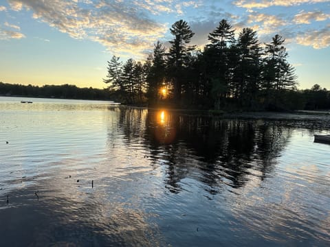Sunset view from Private Gazebo