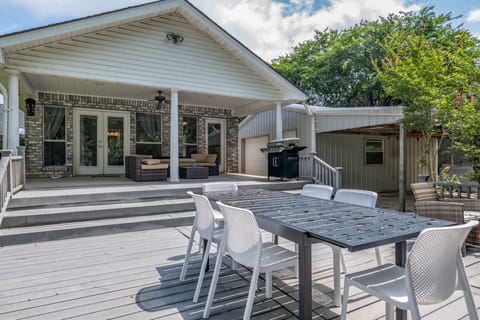 Covered patio and deck 
