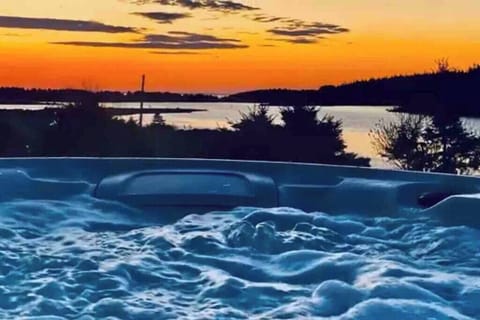 Hot tub with a view
