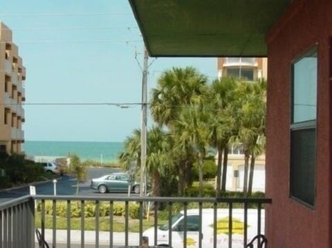 Bistro tables on the deck allow for dining and watching the sunset!