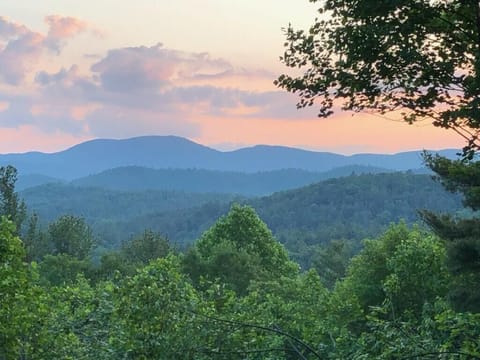 Sunrise view from deck