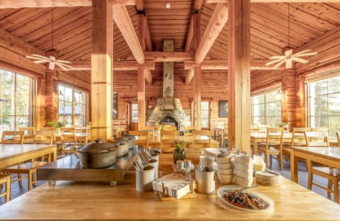 Breakfast, lunch, dinner served; Scandinavian cuisine, garden views 