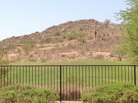 A view to enjoy of the putting green!