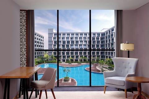 Room, 1 King Bed, Pool View | Pool | Outdoor pool