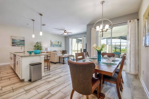 Kitchen and dining area