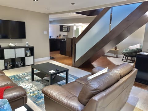 Main Living Space open to Kitchen