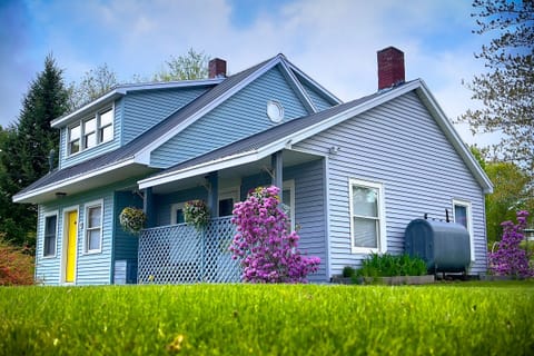 The Village House in Spring.