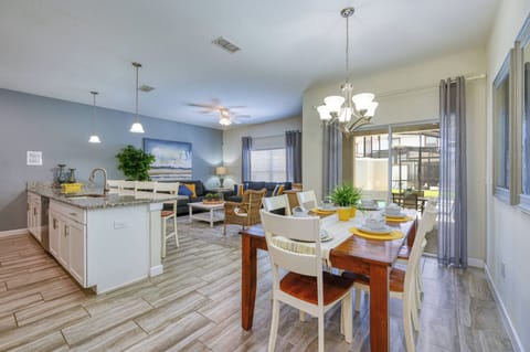 Kitchen and dining area