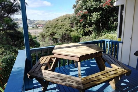 Covered deck and seating