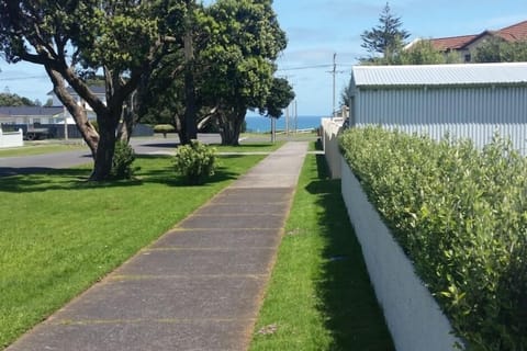 View from letterbox toward Opunake Beach.