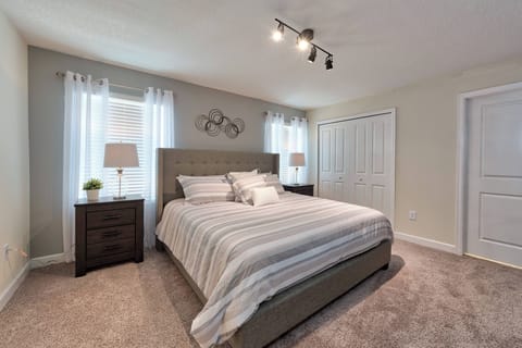 King bedroom with private bathroom