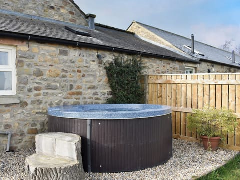 Relaxing private hot tub | High Dalton Hall Cottage, Newsham, near Richmond