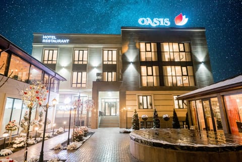 Front of property - evening/night
