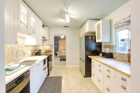 Kitchen from the south entrance