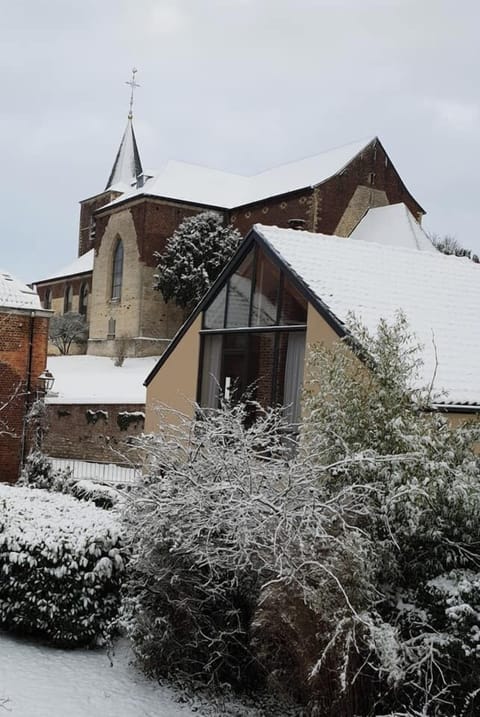 A quiet morning under the snow.