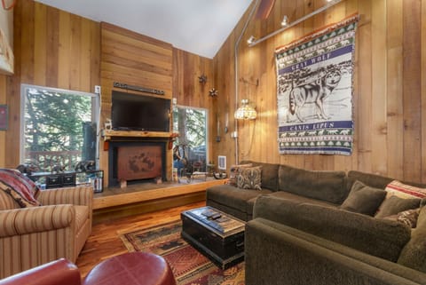 Living Room with Fireplace