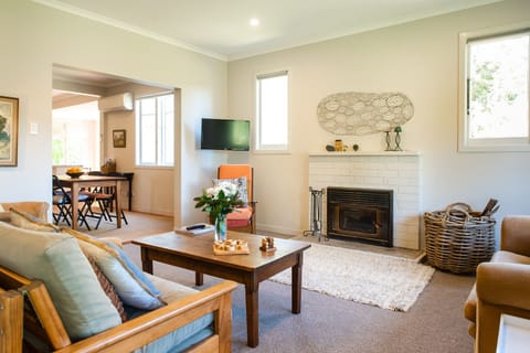 Living room. Cosy by the fire. 