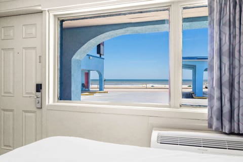 Standard Room, 2 Double Beds, Non Smoking | Desk, iron/ironing board (on request), WiFi (free), bed sheets