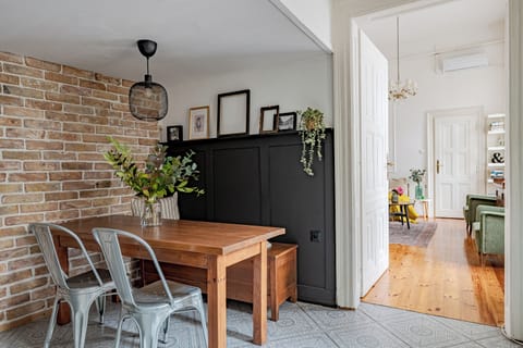 Dining room and living room