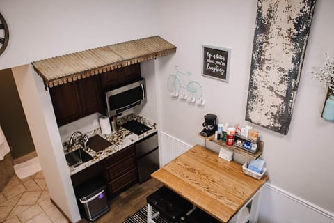 View from the loft bed