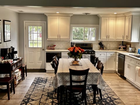 Fully stocked kitchen