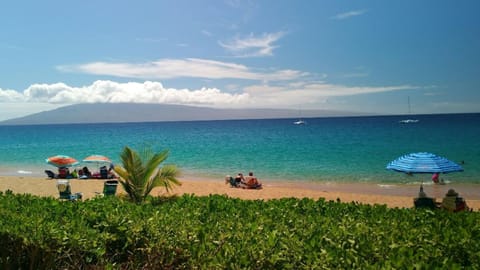 The best place to be, right on the beach!