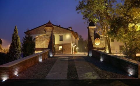 Front of property - evening/night
