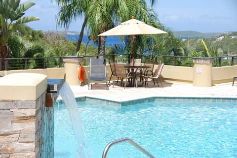 Hillside Villa pool- for the use of guests staying in the hillside villas.