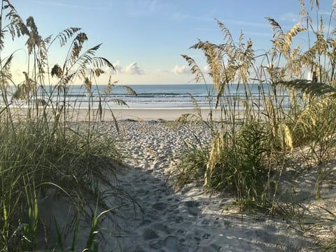 Beach access.