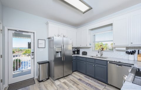 Modern Kitchen with a view of Ole River