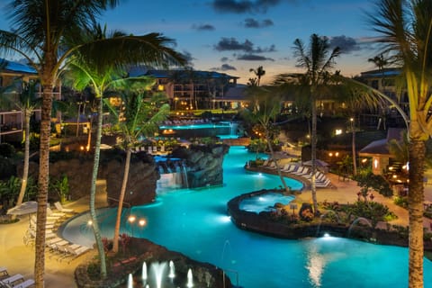 3 outdoor pools, open 7:30 AM to 10:00 PM, cabanas (surcharge)