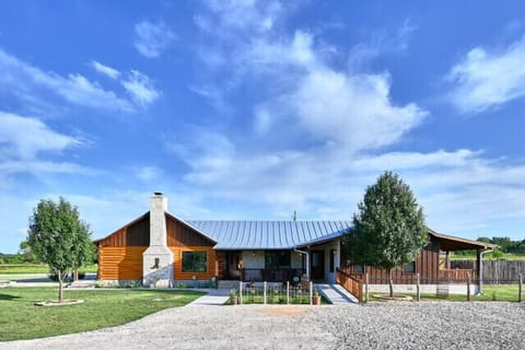 The right side of the picture is the house