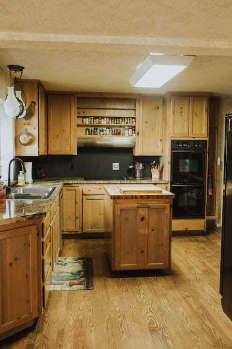 Kitchen that is open to dining room
