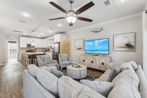 Open Concept Living and Dining Area