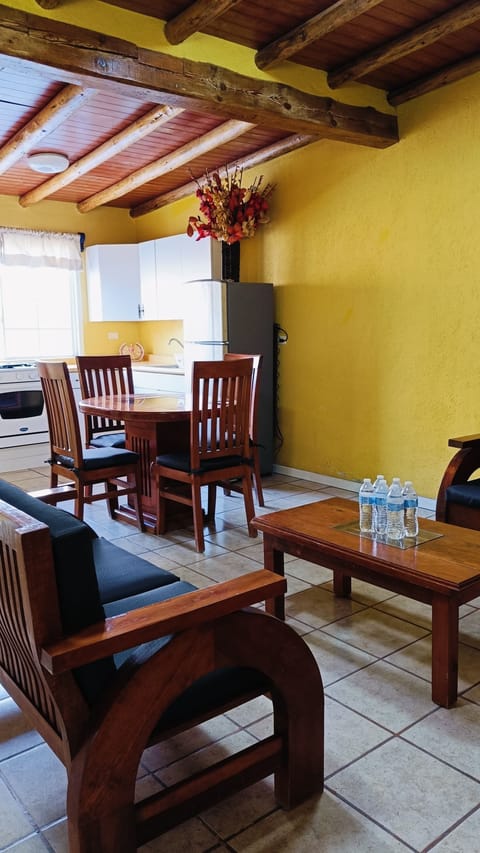 Family Cabin, 2 Bedrooms, Non Smoking, Garden View | Living area | 32-inch LED TV with digital channels, TV