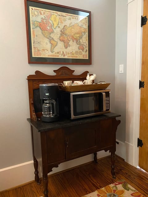 Coffee and microwave station