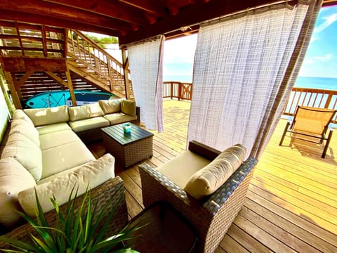 Luxury Patio furniture on deck