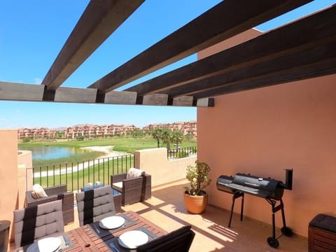 Enjoy al fresco dining with a bbq on the terrace