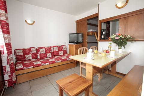 Relax in the living area.